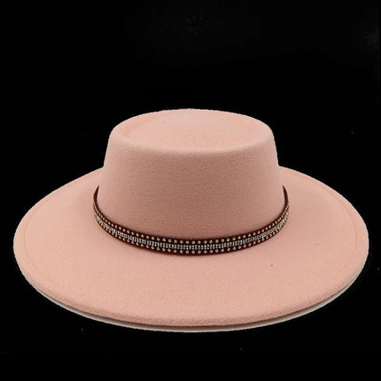 Chapeau Fedora Exclusif pour Femme - Rose 2 - M (56 - 58cm) | La boutique du chapeau