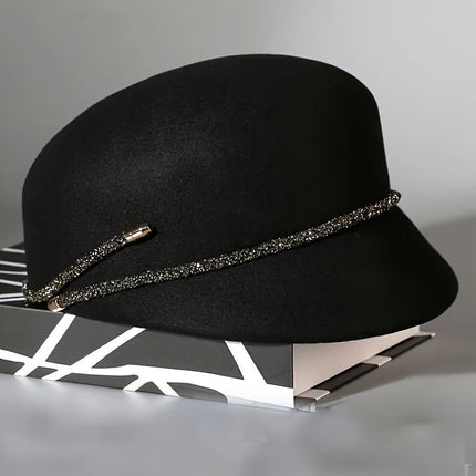 Chapeau Fedora Féminin - Noir - M (56 - 58cm) | La boutique du chapeau