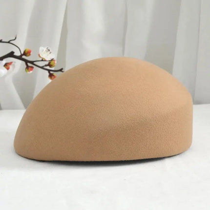 Chapeau fedora femme hiver - Beige - M (56 - 58cm) | La boutique du chapeau