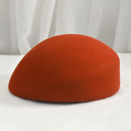 Chapeau fedora femme hiver - Orange - M (56 - 58cm) | La boutique du chapeau