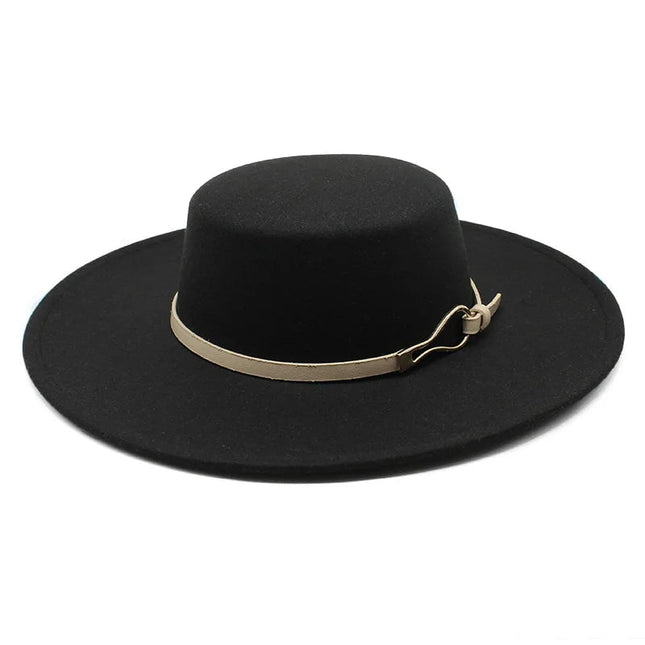 Chapeau Fedora Intemporel en Laine - Noir - M (56 - 58cm) | La boutique du chapeau