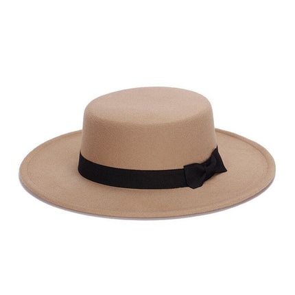Chapeau Fedora jazz en laine - Beige - M (56 - 58cm) | La boutique du chapeau