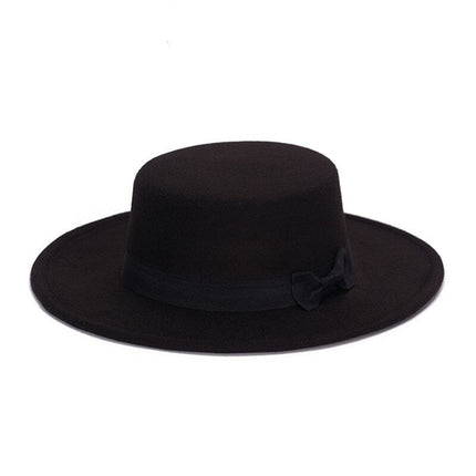 Chapeau Fedora jazz en laine - Noir - M (56 - 58cm) | La boutique du chapeau