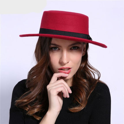 Chapeau Fedora jazz en laine - Noir - M (56 - 58cm) | La boutique du chapeau