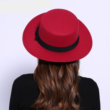 Chapeau Fedora jazz en laine - Bleu - M (56 - 58cm) | La boutique du chapeau