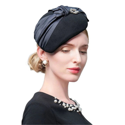 Chapeau Fedora pour Femme - Noir - M (56 - 58cm) | La boutique du chapeau