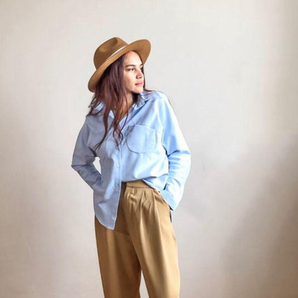 Chapeau Fedora Marron - Marron - M (56 - 58cm) | La boutique du chapeau