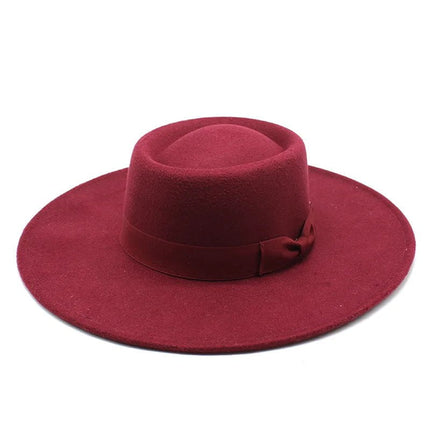 Chapeau Fedora Mode en Laine - Bordeaux - M (56 - 58cm) | La boutique du chapeau