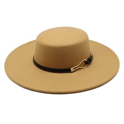 Chapeau Fedora Moderne en Feutre - Kaki - M (56 - 58cm) | La boutique du chapeau