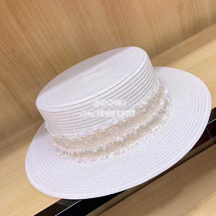 Chapeau Fedora papier blanc - Noir - M (56 - 58cm) | La boutique du chapeau