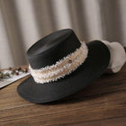 Chapeau Fedora papier blanc - Noir - M (56 - 58cm) | La boutique du chapeau