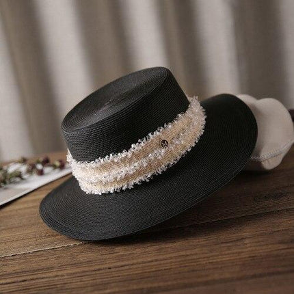 Chapeau Fedora papier blanc - Noir - M (56 - 58cm) | La boutique du chapeau
