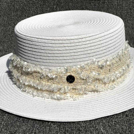 Chapeau Fedora papier blanc - Blanc - M (56 - 58cm) | La boutique du chapeau