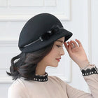 Chapeau Fedora pour Femme - Noir - M (56 - 58cm) | La boutique du chapeau