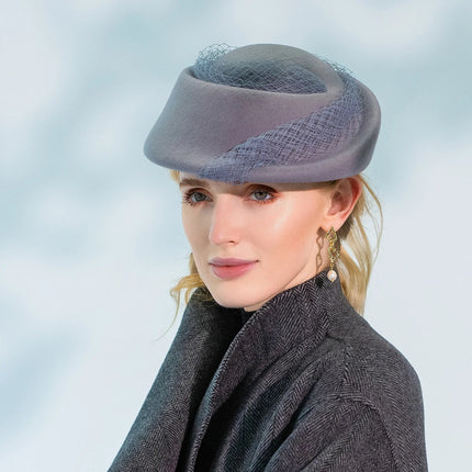 Chapeau Fedora pour Femme - Gris - M (56 - 58cm) | La boutique du chapeau