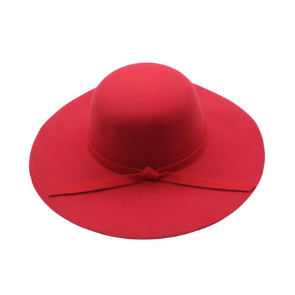Chapeau fedora femme - Rouge - M (56 - 58cm) | La boutique du chapeau
