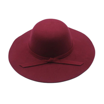Chapeau fedora femme - Bordeaux - M (56 - 58cm) | La boutique du chapeau