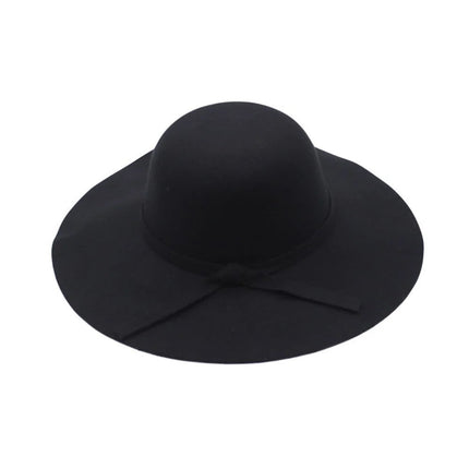 Chapeau fedora femme - Noir - M (56 - 58cm) | La boutique du chapeau