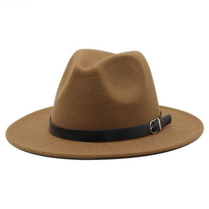 Chapeau Fedora unisexe - KHAKI - M (56 - 58cm) | La boutique du chapeau