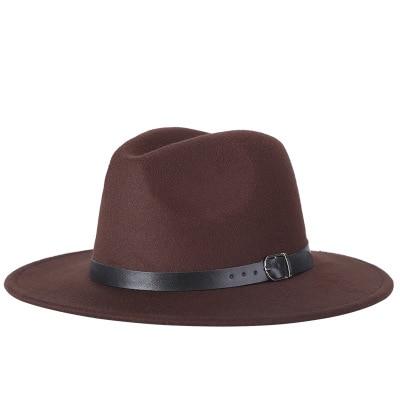 Chapeau Fedora unisexe - Café - M (56 - 58cm) | La boutique du chapeau