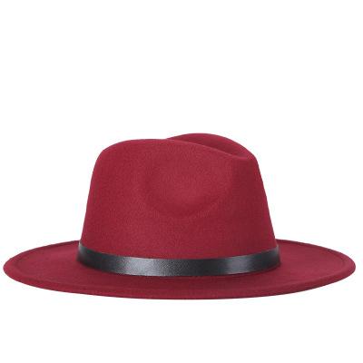 Chapeau Fedora unisexe - Bordeaux - M (56 - 58cm) | La boutique du chapeau