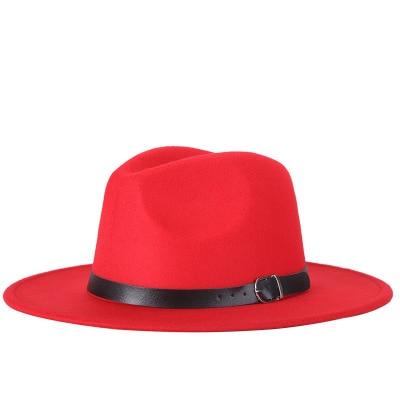 Chapeau Fedora unisexe - Rouge - M (56 - 58cm) | La boutique du chapeau