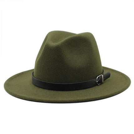 Chapeau Fedora unisexe - Vert 1 - M (56 - 58cm) | La boutique du chapeau