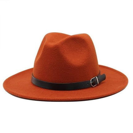 Chapeau Fedora unisexe - Caramel - M (56 - 58cm) | La boutique du chapeau