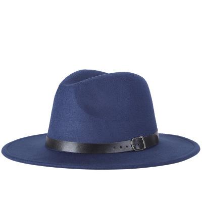 Chapeau Fedora unisexe - Bleu marine - M (56 - 58cm) | La boutique du chapeau