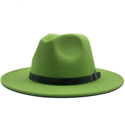 Chapeau Fedora unisexe - Vert - M (56 - 58cm) | La boutique du chapeau