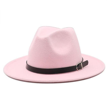 Chapeau Fedora unisexe - Rose - M (56 - 58cm) | La boutique du chapeau