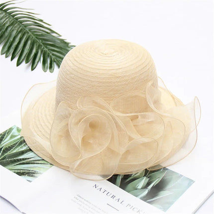 Chapeau femme voyage cérémonie - Jaune - M (56 - 58cm) | La boutique du chapeau