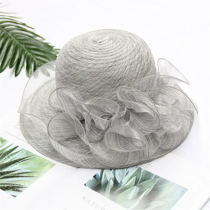 Chapeau femme voyage cérémonie - Gris - M (56 - 58cm) | La boutique du chapeau