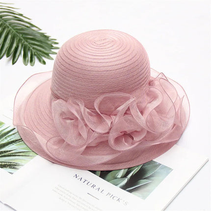 Chapeau femme voyage cérémonie - Rose - M (56 - 58cm) | La boutique du chapeau