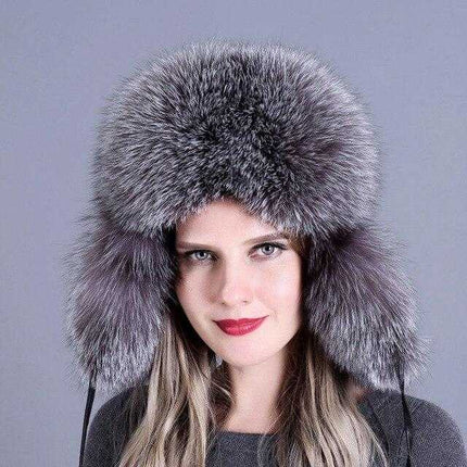 Chapeau femme avec rabat d'oreille - Gris 3 - Adulte | La boutique du chapeau