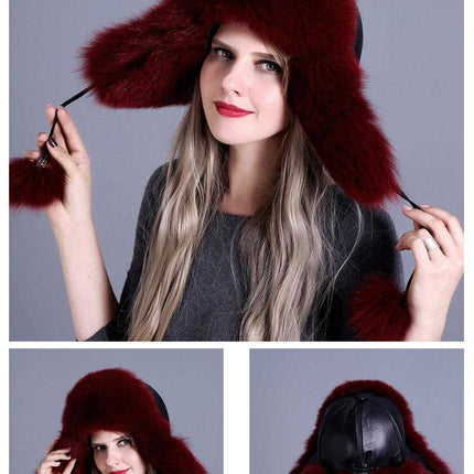 Chapeau femme avec rabat d'oreille - Blanc 7 - Adulte | La boutique du chapeau