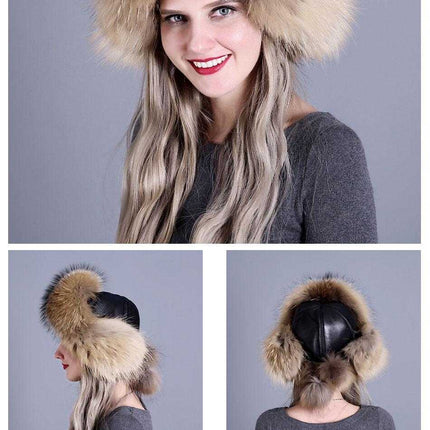 Chapeau femme avec rabat d'oreille - Marron 8 - Adulte | La boutique du chapeau