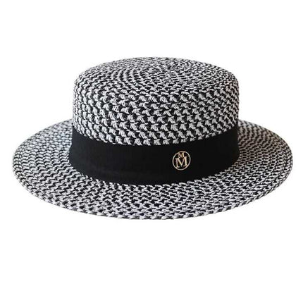 Chapeau-femme chapeau de paille chapeau de paille plat panama fedora
