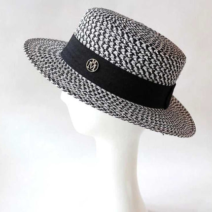 Chapeau-femme chapeau de paille chapeau de paille plat panama fedora