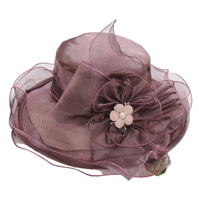 Chapeau femme  - Violet foncé - M (56 - 58cm) | La boutique du chapeau