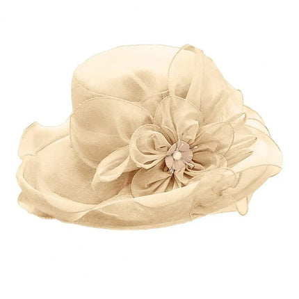 Chapeau femme cérémonie - Beige - M (56 - 58cm) | La boutique du chapeau