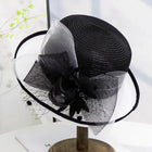 Chapeau femme cérémonie - Noir - M (56 - 58cm) | La boutique du chapeau