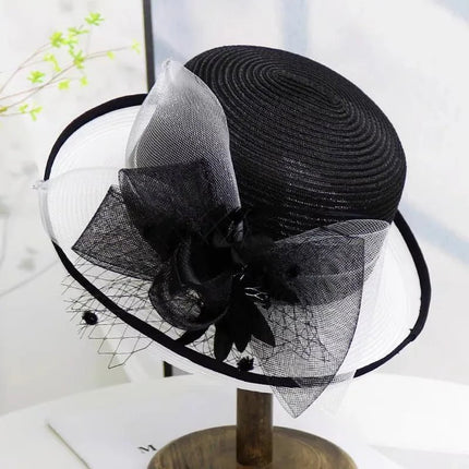 Chapeau femme cérémonie - Noir - M (56 - 58cm) | La boutique du chapeau