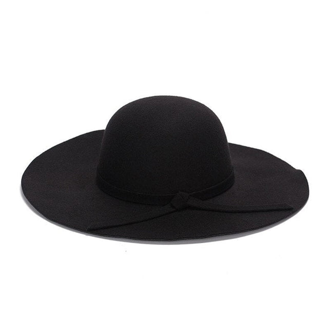 Chapeau femme en feutre - Noir - M (56 - 58cm) | La boutique du chapeau
