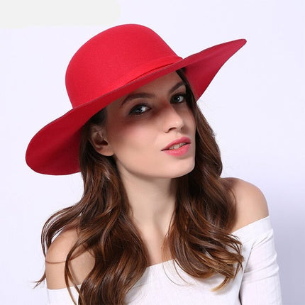 Chapeau femme en feutre - Noir - M (56 - 58cm) | La boutique du chapeau