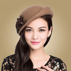 Chapeau femme en feutre - Kaki - M (56 - 58cm) | La boutique du chapeau
