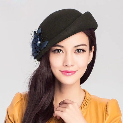 Chapeau femme en feutre - Noir - M (56 - 58cm) | La boutique du chapeau