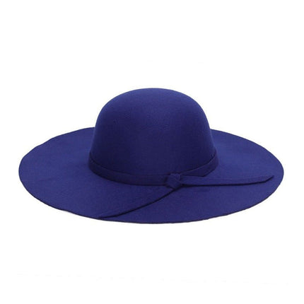Chapeau femme en feutre - Bleu - M (56 - 58cm) | La boutique du chapeau