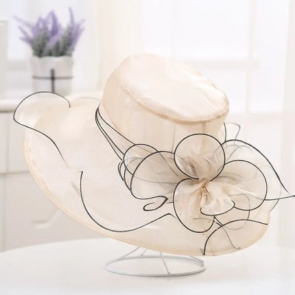 Chapeau femme en acrylique - Crème - M (56 - 58cm) | La boutique du chapeau