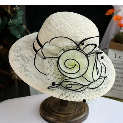 Chapeau femme minimaliste - Blanc - M (56 - 58cm) | La boutique du chapeau